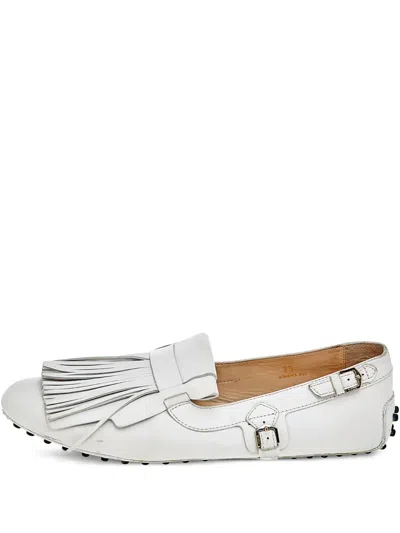 Pre-owned Tod's Vintage  Fringe-detail Loafers