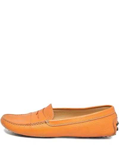 Pre-owned Tod's Vintage  Gommino Leather Loafers