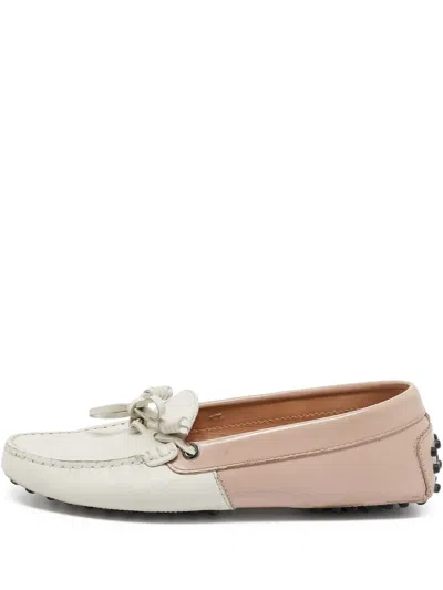 Pre-owned Tod's Vintage  Gommino Two-tone Loafers
