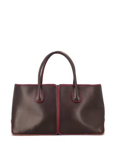 Pre-owned Tod's Vintage  Holly Tote Bag In Brown