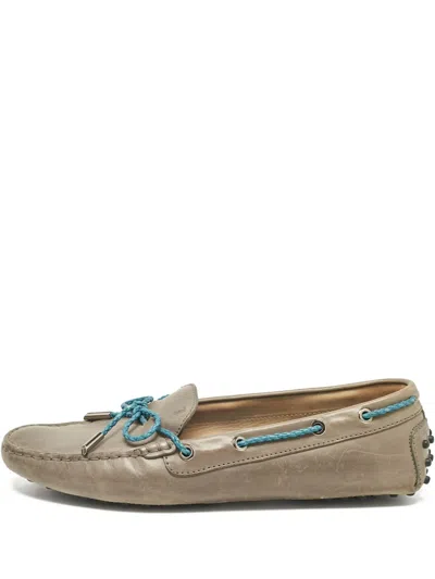 Pre-owned Tod's Vintage  Leather Boat Shoes