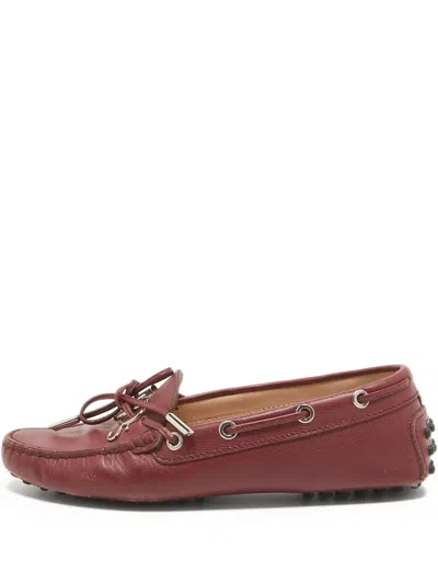 Pre-owned Tod's Vintage  Leather Loafers