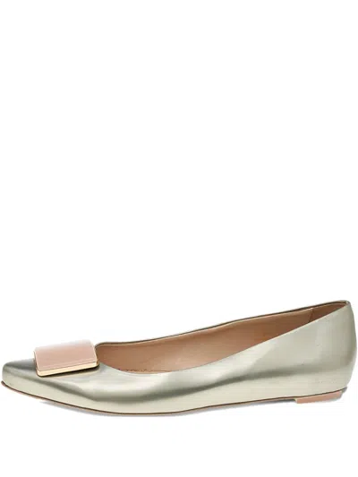 Pre-owned Tod's Vintage  Patent Leather Buckle Ballet Flats