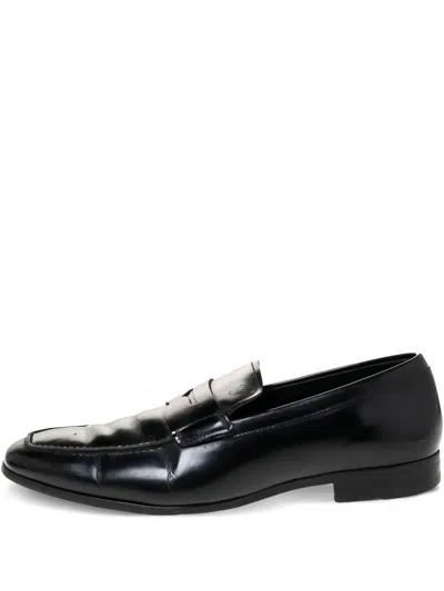 Pre-owned Tod's Vintage  Penny Loafer In Black