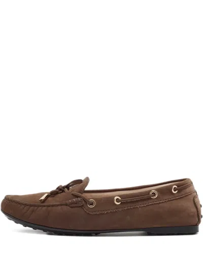 Pre-owned Tod's Vintage  Suede Loafers