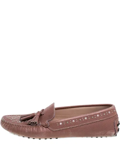 Pre-owned Tod's Vintage  Tassel Studded Loafers
