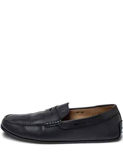 Pre-owned Tod's Vintage  Textured Leather Loafers
