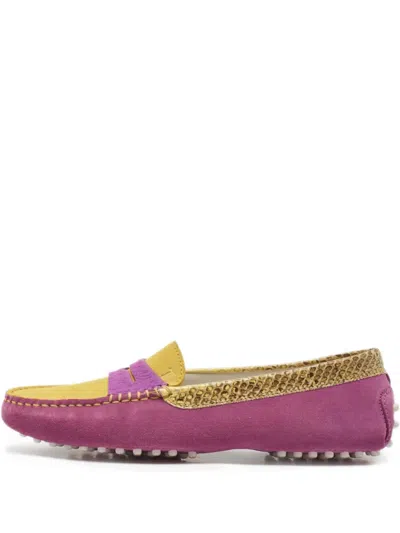 Pre-owned Tod's Vintage  Two-tone Penny Loafers