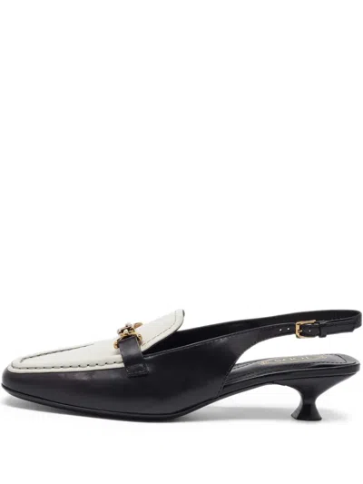 Pre-owned Tod's Vintage Slingback Loafer Pumps
