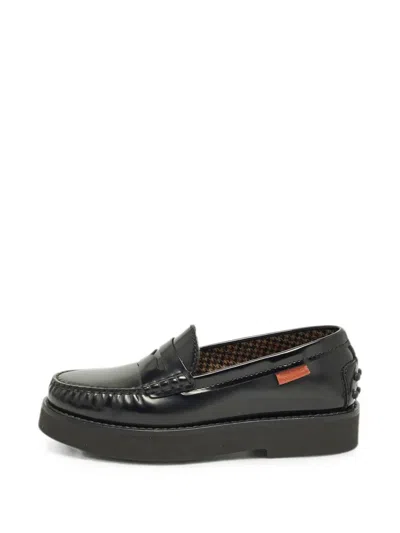 Pre-owned Tod's Vintage Slip-on Loafers In Black