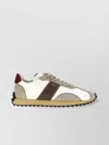 Tod's Vintage Sneakers With Contrast Panels And Rubber Sole