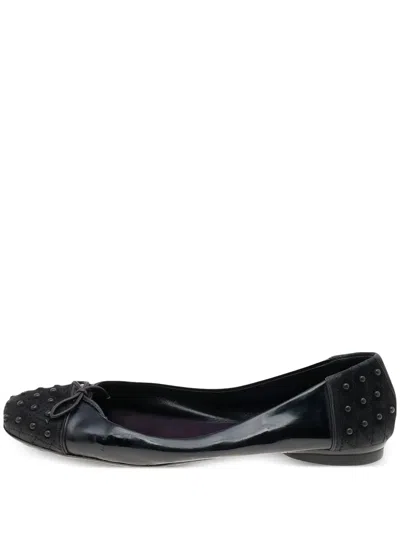 Pre-owned Tod's Vintage Stud-embellished Ballet Flats
