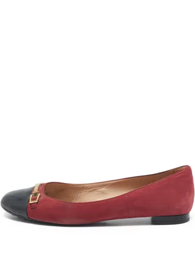Pre-owned Tod's Vintage Suede Ballet Flats