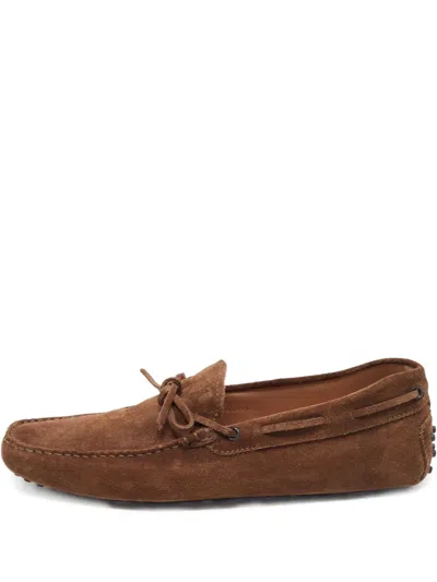 Pre-owned Tod's Vintage Suede Boat Shoes