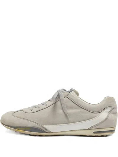 Pre-owned Tod's Vintage Suede Lace-up Sneakers