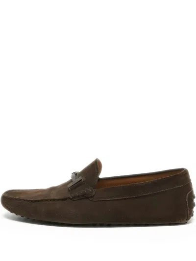 Pre-owned Tod's Vintage Suede Loafers