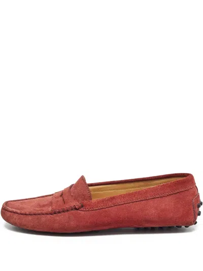 Pre-owned Tod's Vintage Suede Loafers