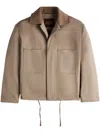 Tod's Virgin-wool Coach Jacket In Brown