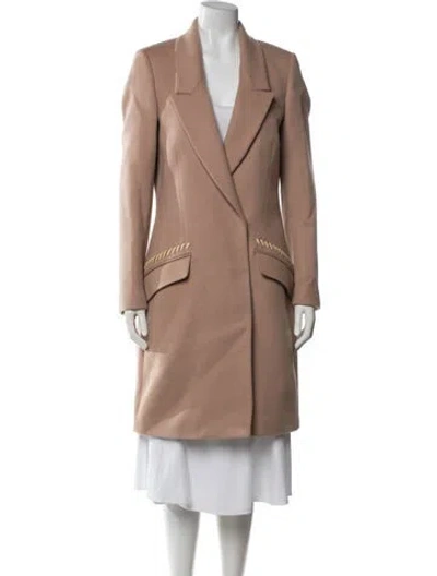 Pre-owned Tod's Virgin Wool Coat In Neutrals