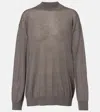 Tod's Virgin Wool Sweater In Brown