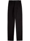 Tod's Virgin Wool Tailored Trousers In Black