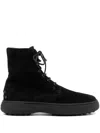 Tod's W. G. Heritage Ankle Boots In Black