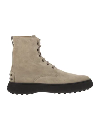 TOD'S TOD'S WINTER LACE-UP ANKLE BOOTS