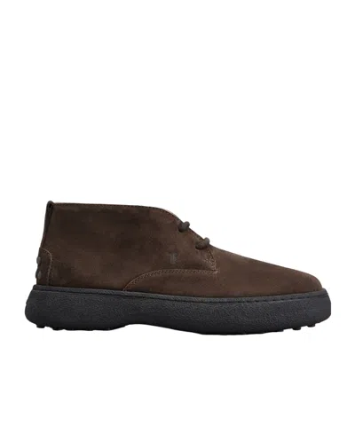 Tod's W. G. Heritage Desert Boots In Black
