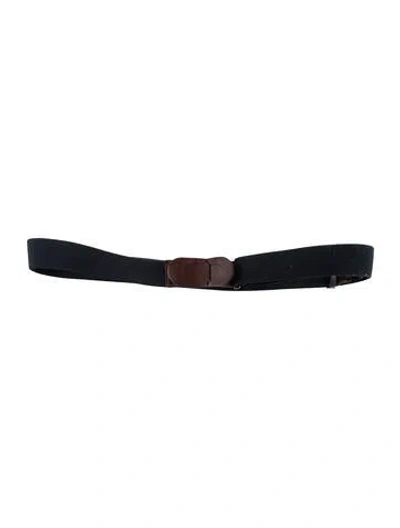 Pre-owned Tod's Waist Belt In Blue