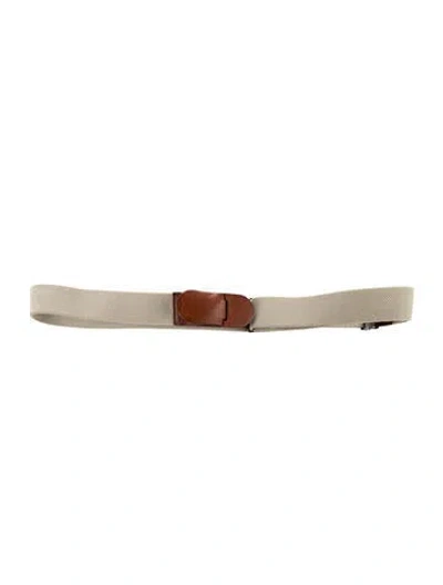 Pre-owned Tod's Waist Belt In Neutral