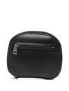 Tod's Wallet-appliqué Tote Bag In Black