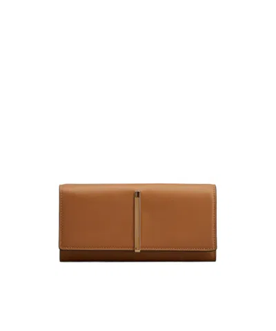 Tod's Wallet In Leather In Brown