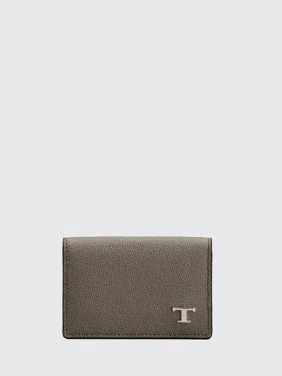 Tod's Wallet  Men Color Grey In Gray