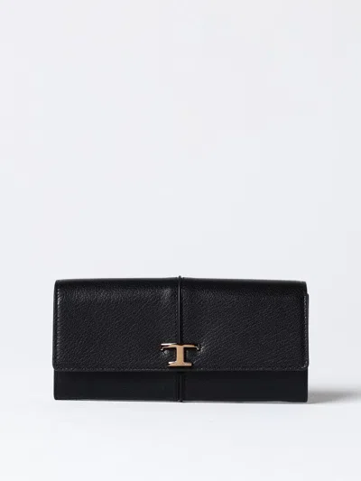 Tod's Wallet  Woman Color Black In 黑色