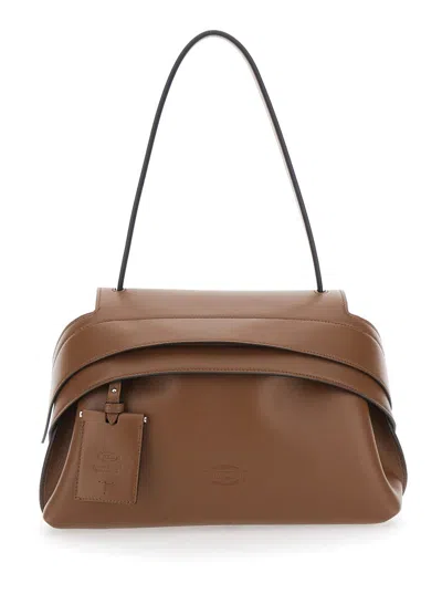 Tod's Wav Monospalla Piccola In Brown