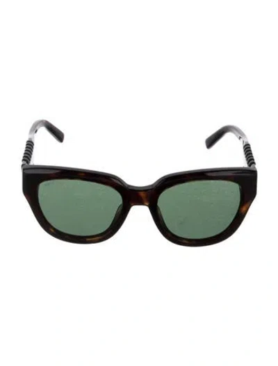 Pre-owned Tod's Wayfarer Tinted Sunglasses In Brown