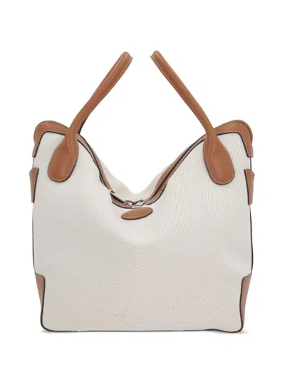 Tod's White Di Swing Tote