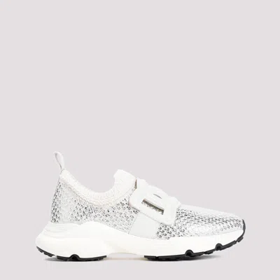 Tod's Kate Technical Fabric Sneakers In White