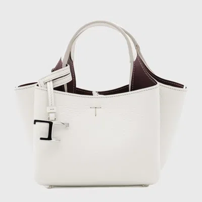 Tod's White Leather Bag