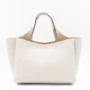 Tod's White Leather Mini Top Handle Bag