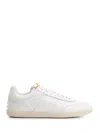 Tod's Leather Sneaker Tabs With In White