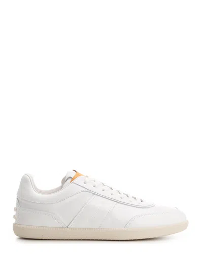 TOD'S WHITE TABS SNEAKERS