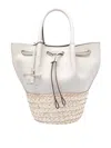 Tod's Logo Embossed Panelled Bucket Bag