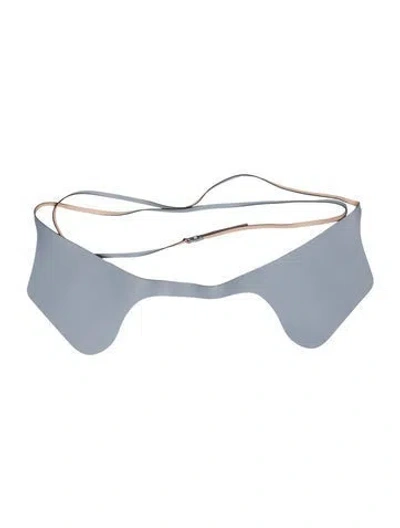 Pre-owned Tod's Wide Leather Waist Belt In Multi