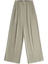 Tod's Wide-leg Tailored Trousers In Neutrals