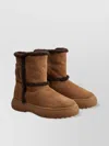 Tod's Winter Fur Trimmed Suede Boots In Multi