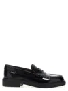 Tod's Woman Loafers Dark Green Size 7.5 Leather In Black