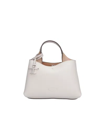 Tod's Tod`s Women's 100% Calf Leather Handbag In White