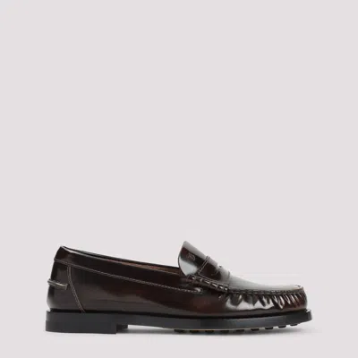 Tod's Tod`s Women's 100% Leather Loafers In Brown