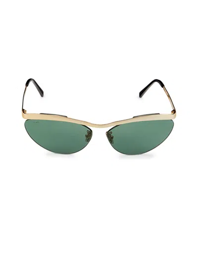 Tod's Women's 65mm Cat Eye Sunglasses In Gold